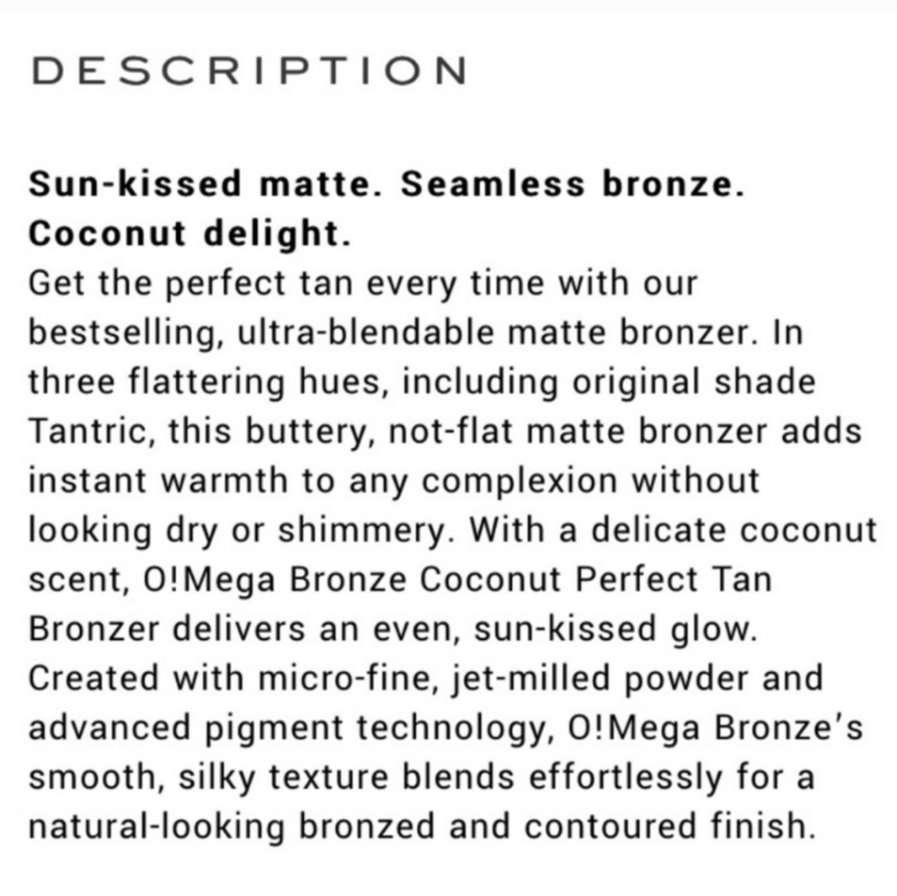 MARC JACOBS O!MEGA Bronzer Tan-tastic NEW 3.6g Mini - Picture 11 of 14